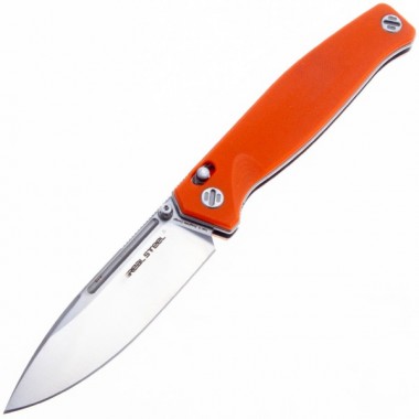 Нож складной Real Steel Huginn Orange G10, клинок VG-10, 9,3см